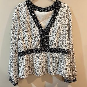Madewell Floral Top